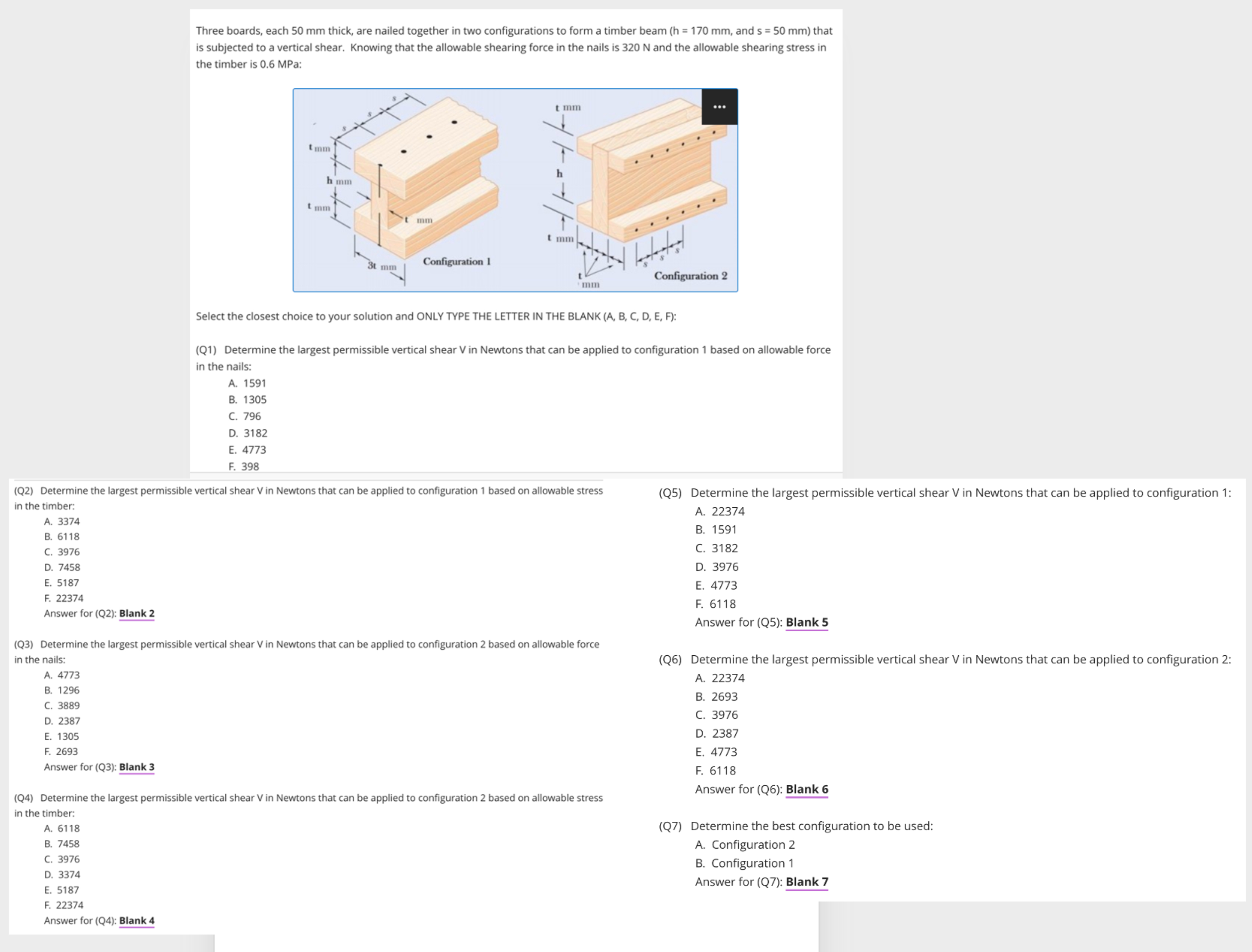 F . 3 9 8 ( Q 2 ) Determine the largest