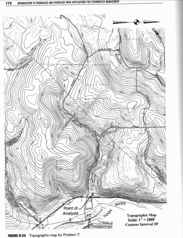 Using the attached topographic figure: ( a )