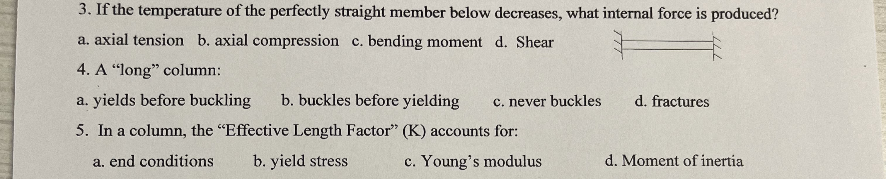 If the temperature of the perfectly straight