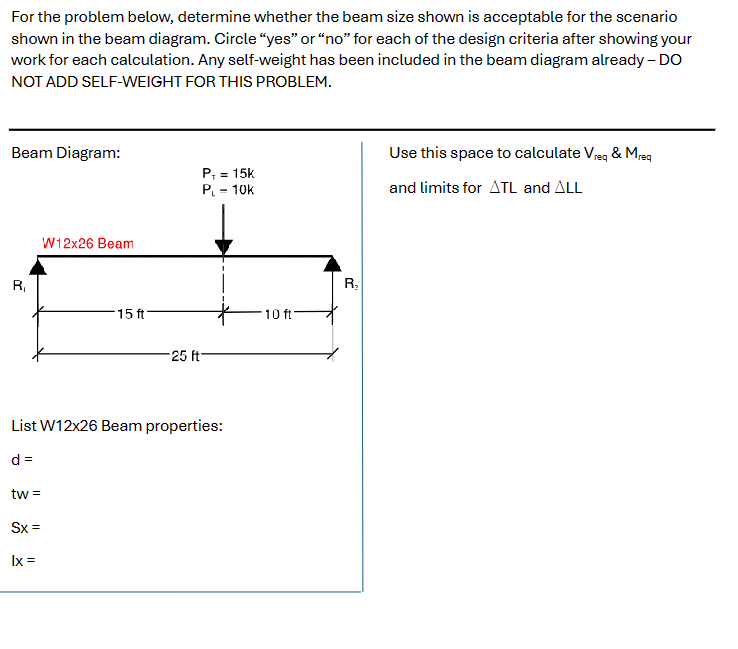 Beam # 1 Continued Check Shear ( provide to 1