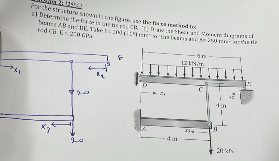 For the 2 : 1 2 5 % a ) Deterructure shown in the