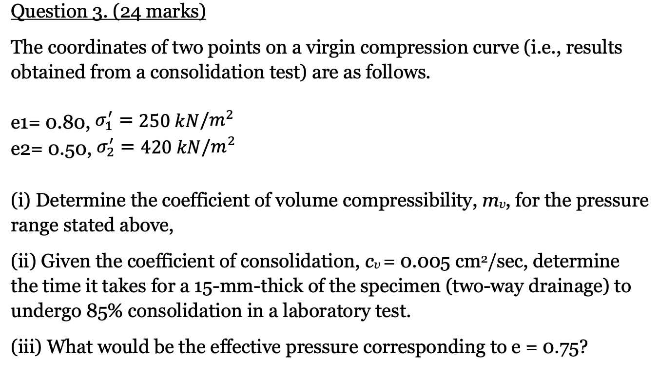 Question 3 . ( 2 4 marks ) The coordinates of two