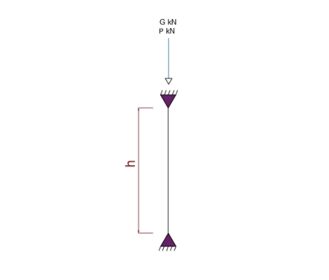 1 ) A column with a height of ( 5 0 ) h meters is