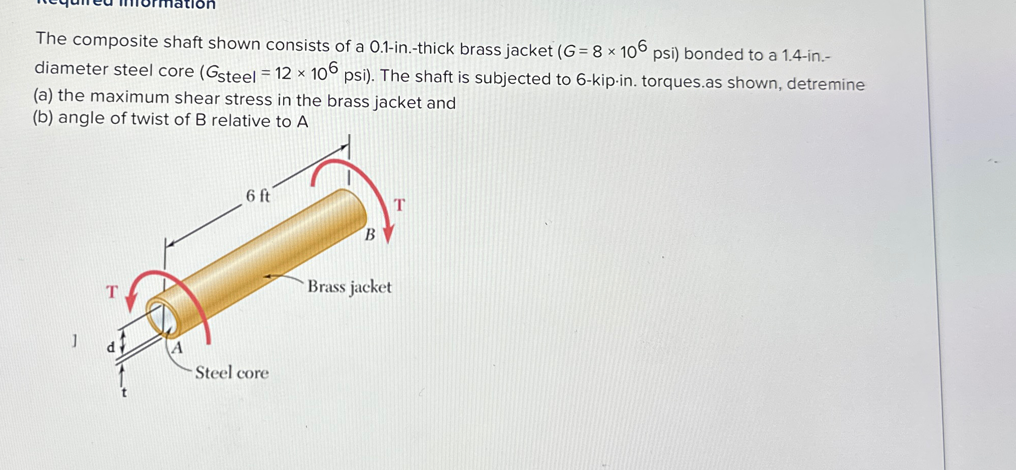 Answer the wuestion given Also find internal