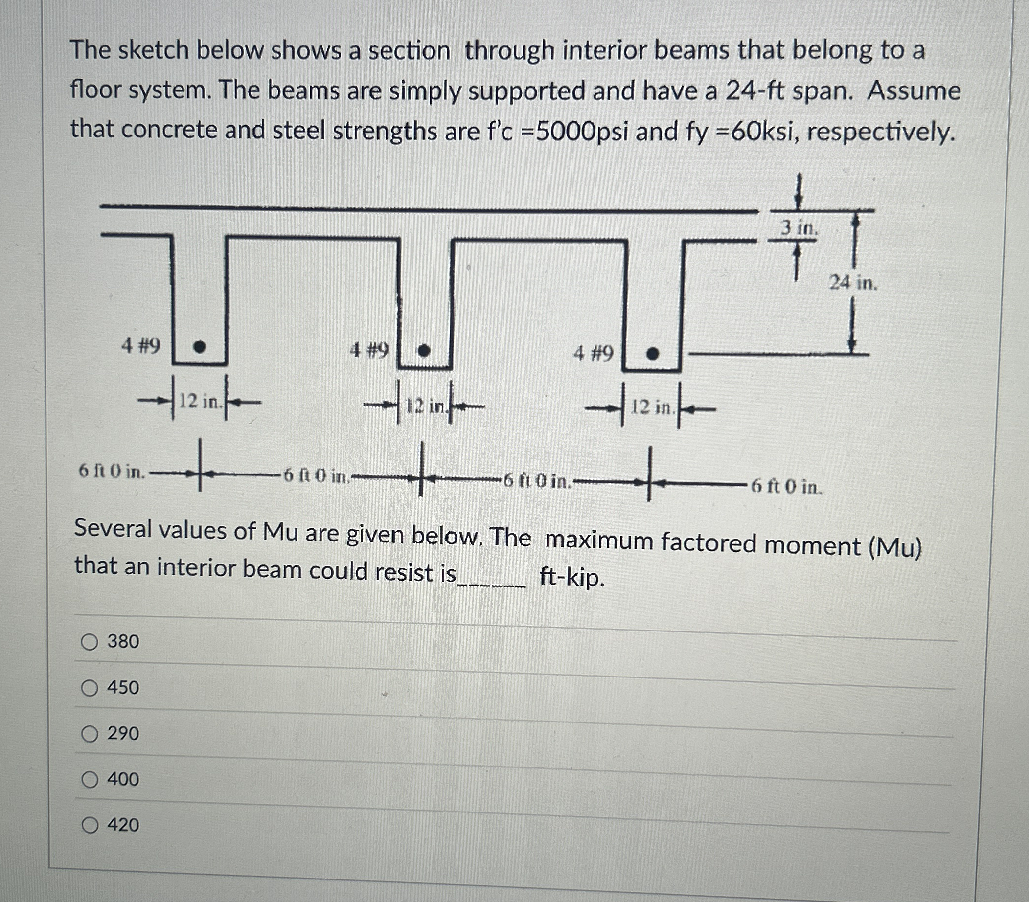 The sketch below shows a section through interior