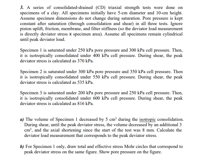c ) Determine the alignment of failure planes.
