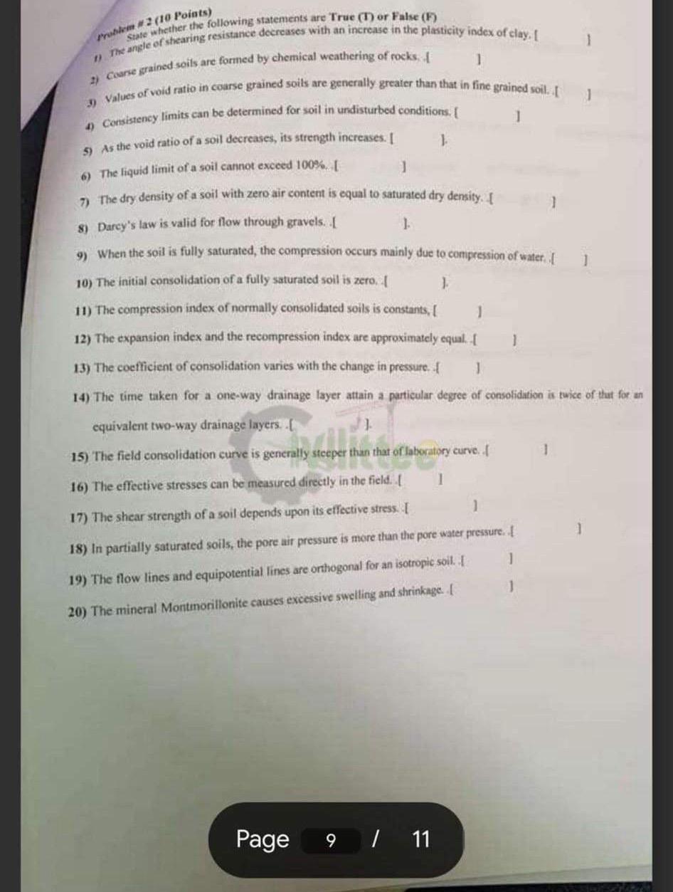 prebient it ( 1 0 Points ) Ine aniple of shearing