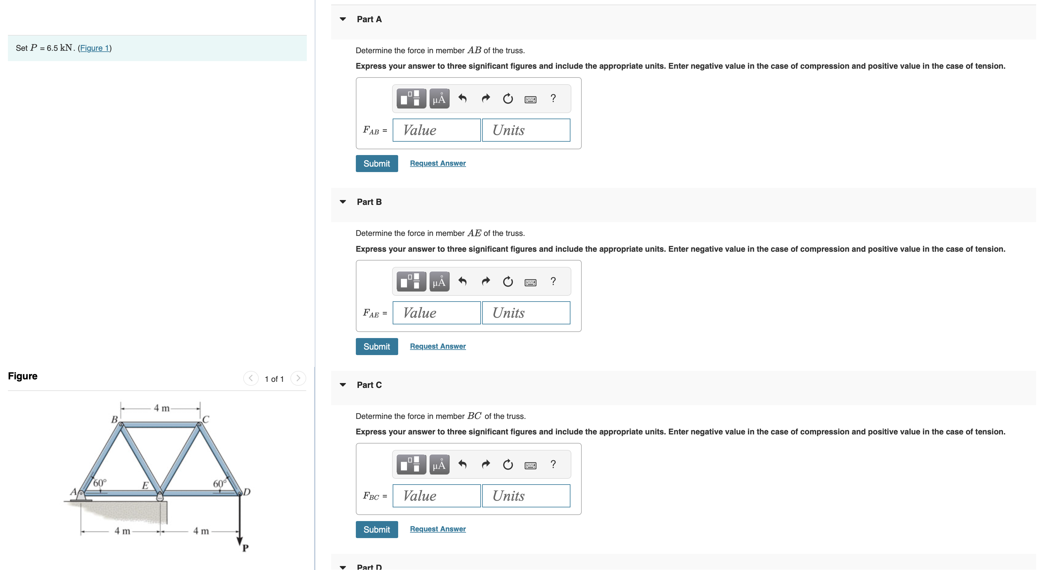 Set P = 6 . 5 kN Show all images Show all images