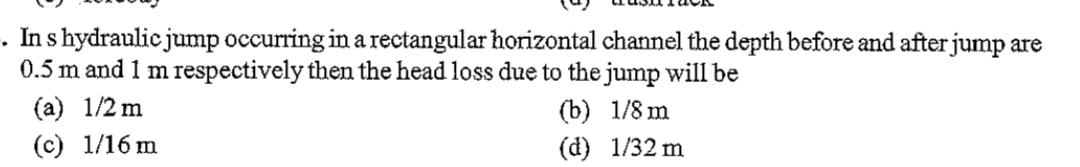 In s hydraulic jump occurring in a rectangular