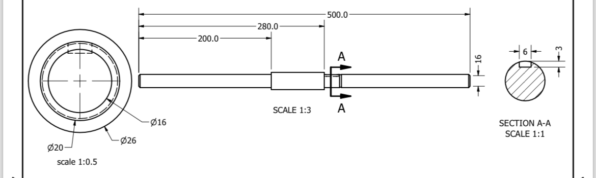 Calculate the force andCross section area and