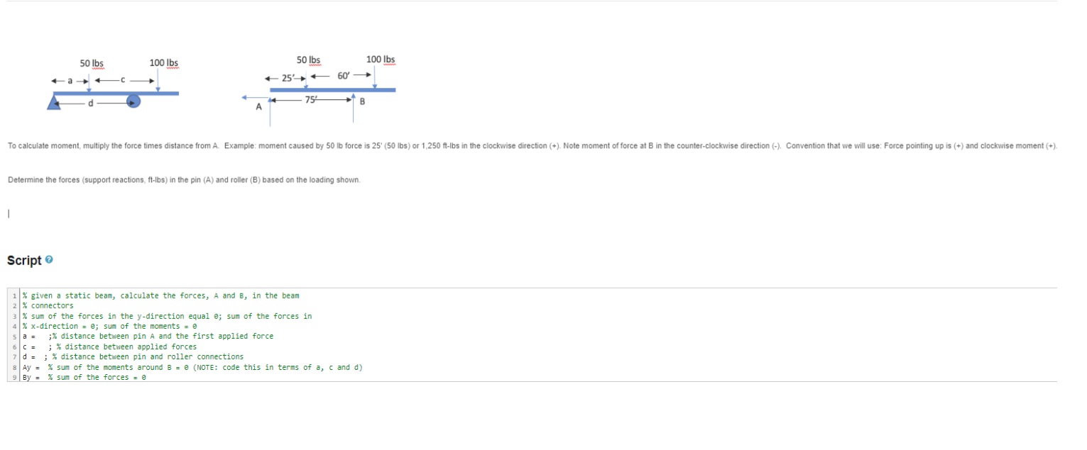 Determine the forces ( support reactions, f t -