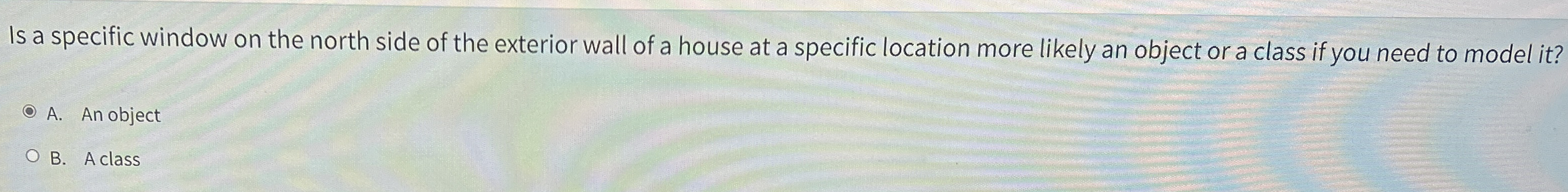Is a specific window on the north side of the