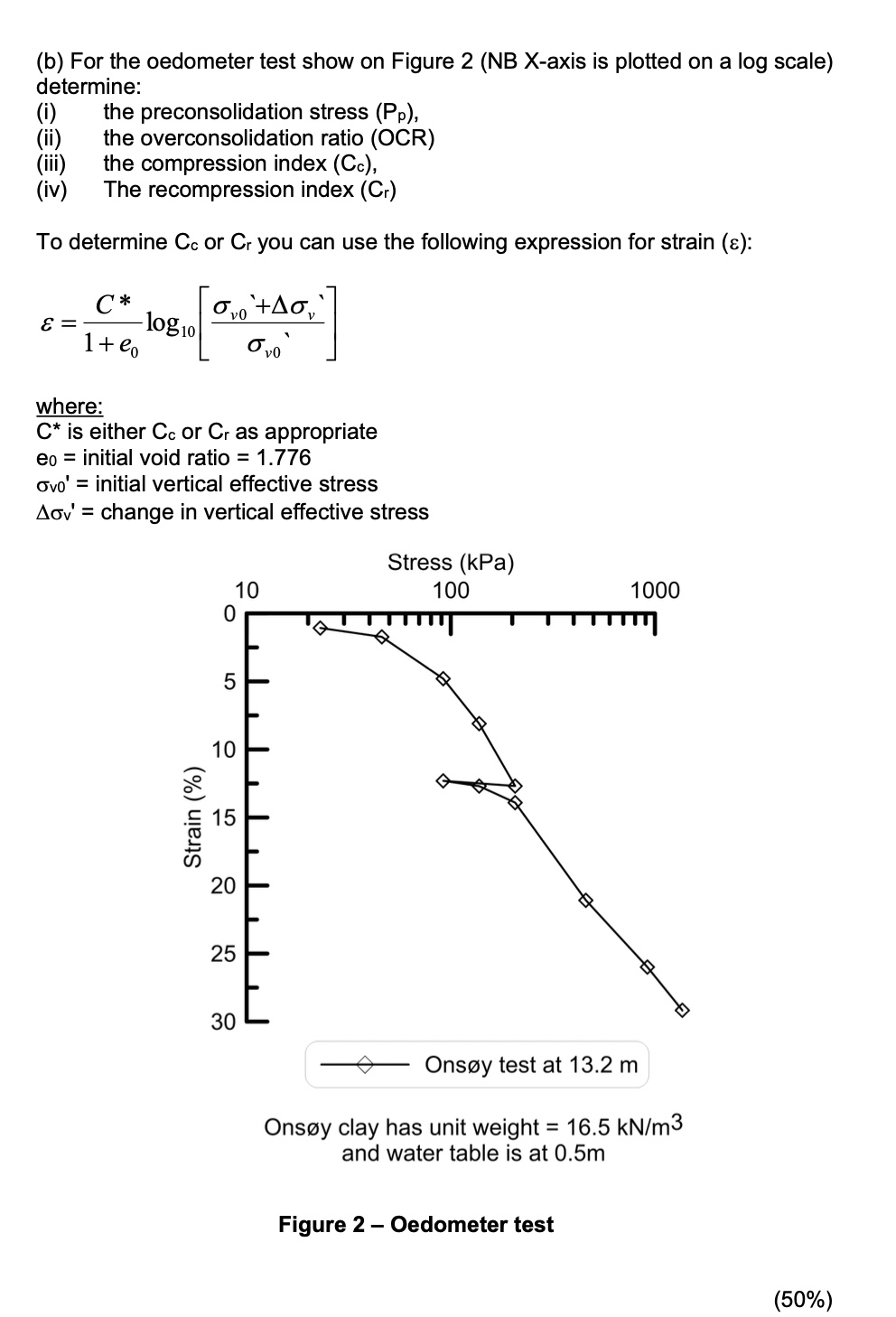 * * * * * Please use the values given and solve