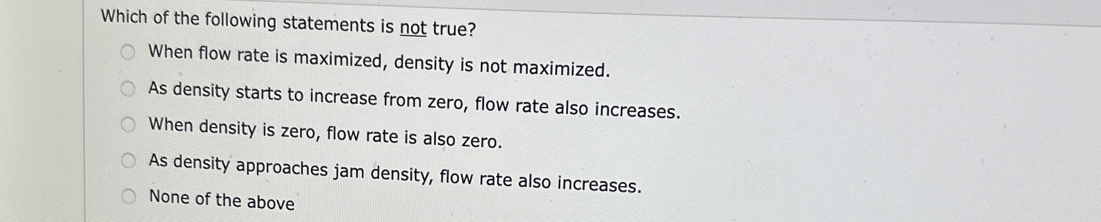 Which of the following statements is not true?
