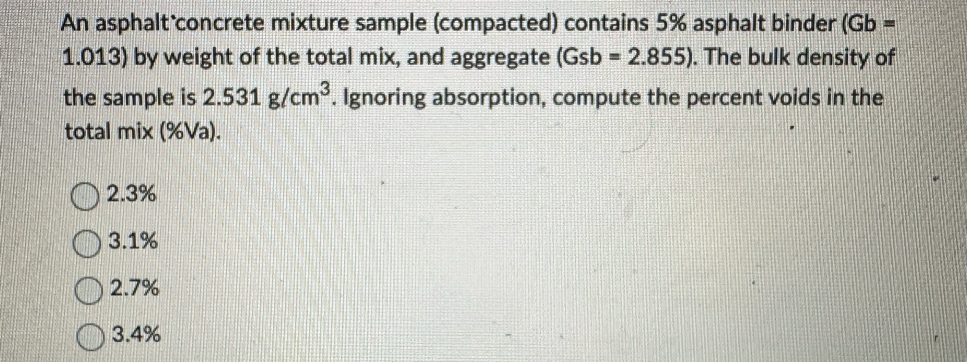 An asphalt"concrete mixture sample ( compacted )