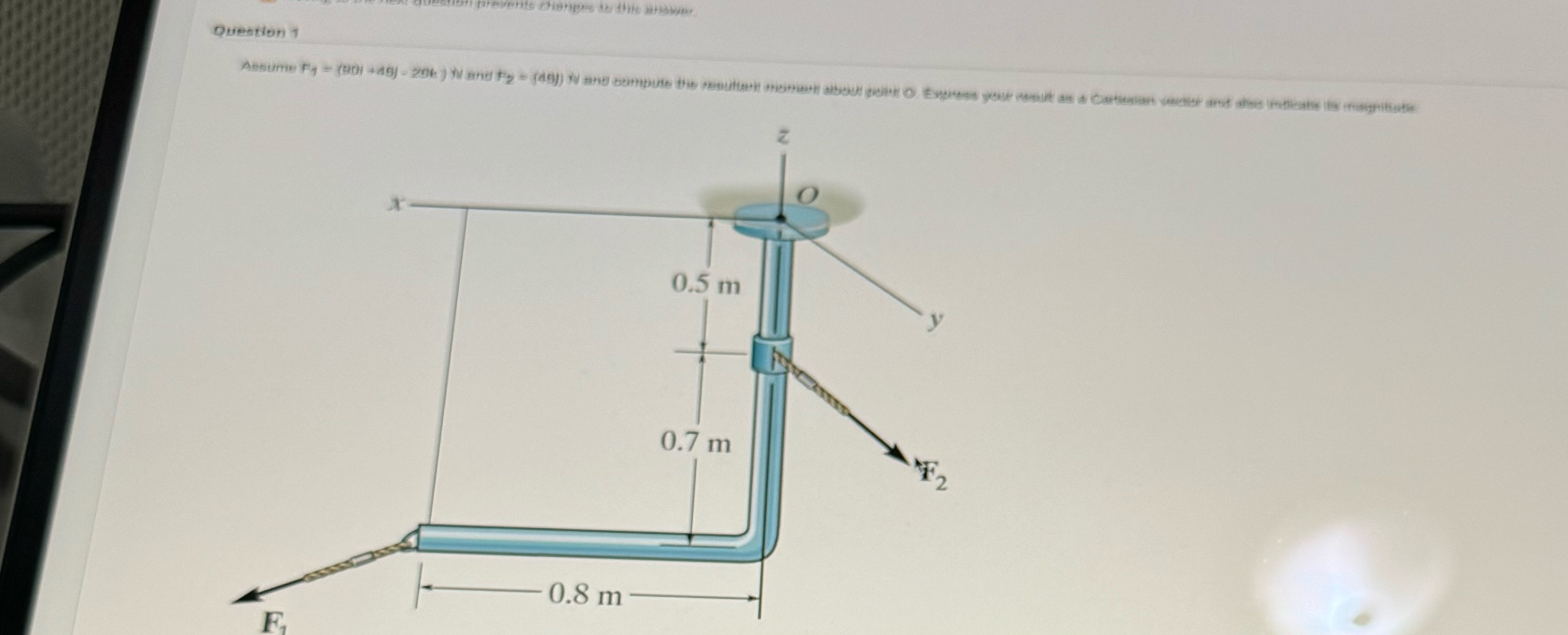 Assume f 1 = { 9 0 i + 4 6 j - 2 6 k } N and F 2