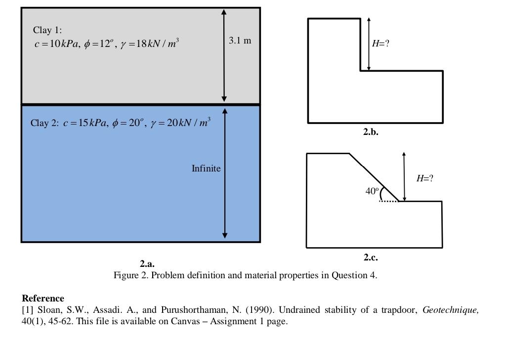 Question 1 ( 4 points ) Given the following