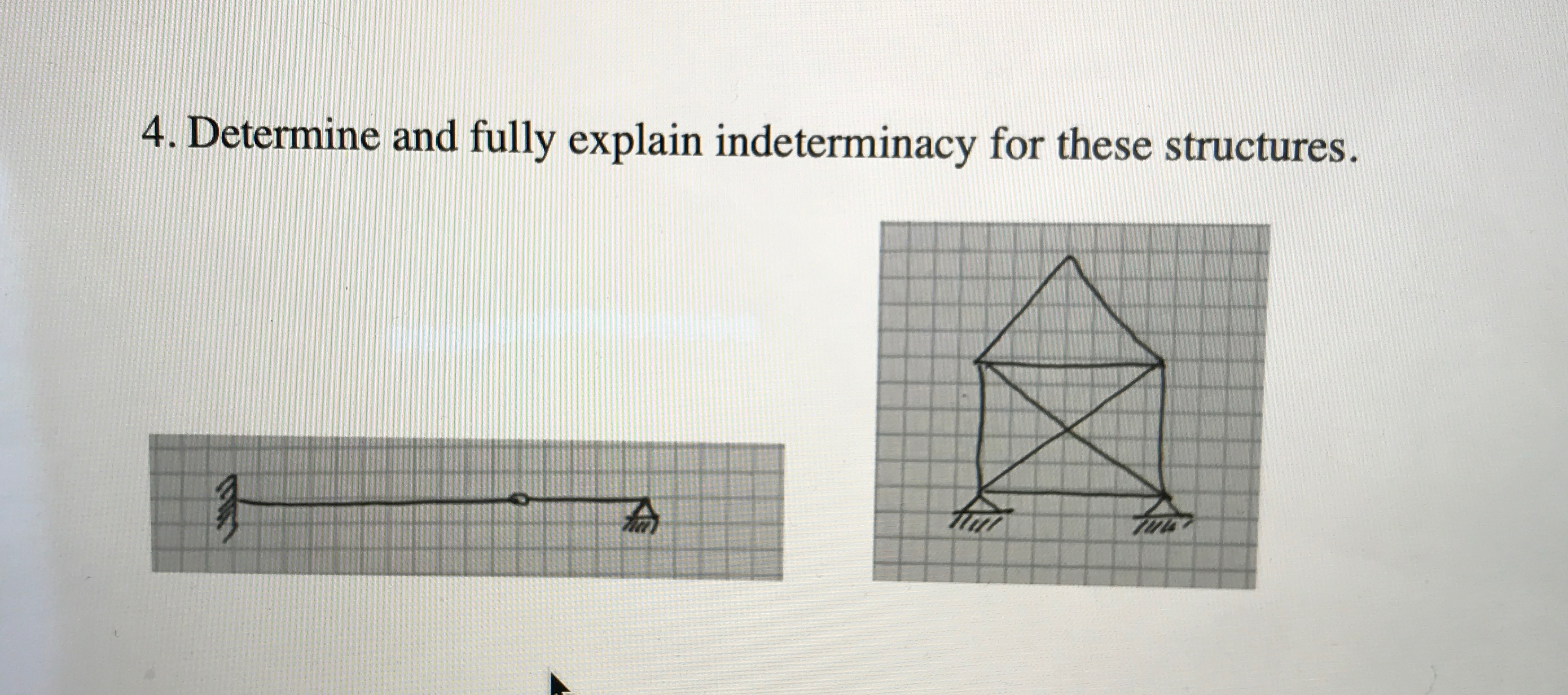 Determine and fully explain indeterminacy for