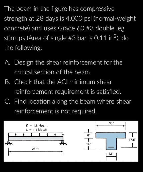 Reinforced Concrete Design: The beam in the