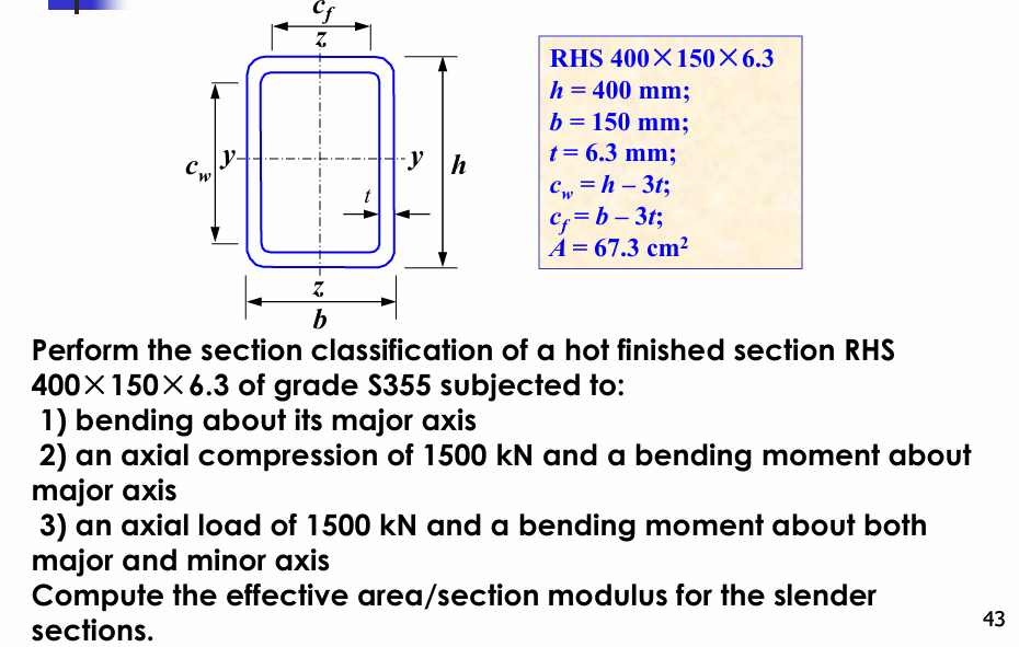 R H S 4 0 0 1 5 0 6 . 3 h = 4 0 0 m m ; b = 1 5 0