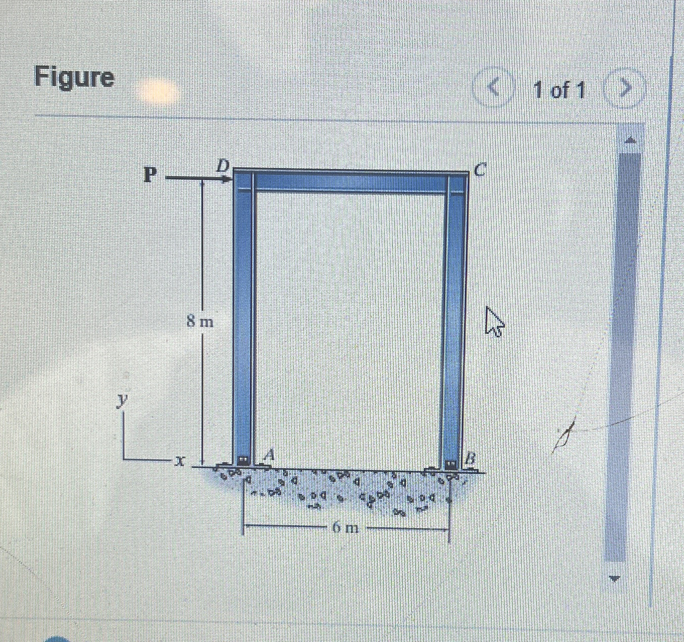 Review Consider the portal frame shown in (