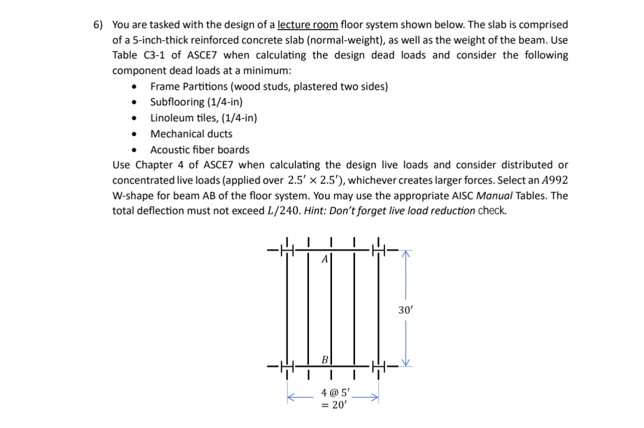 You are tasked with the design of a lecture room
