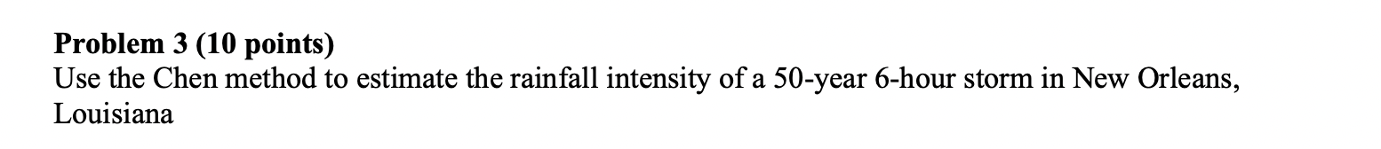 Problem 3 ( 1 0 points ) Use the Chen method to