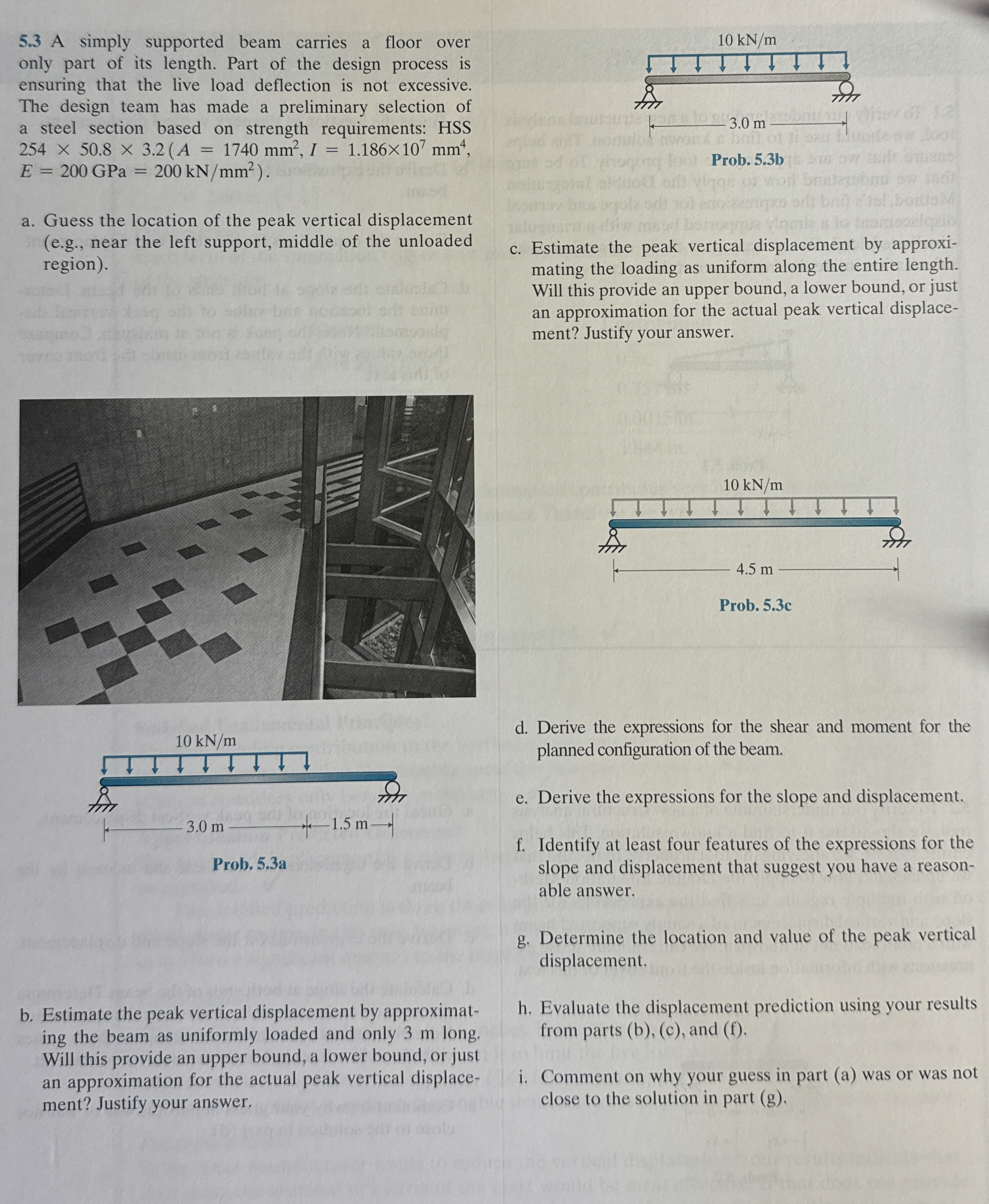 d . Derive the expressions for the shear and