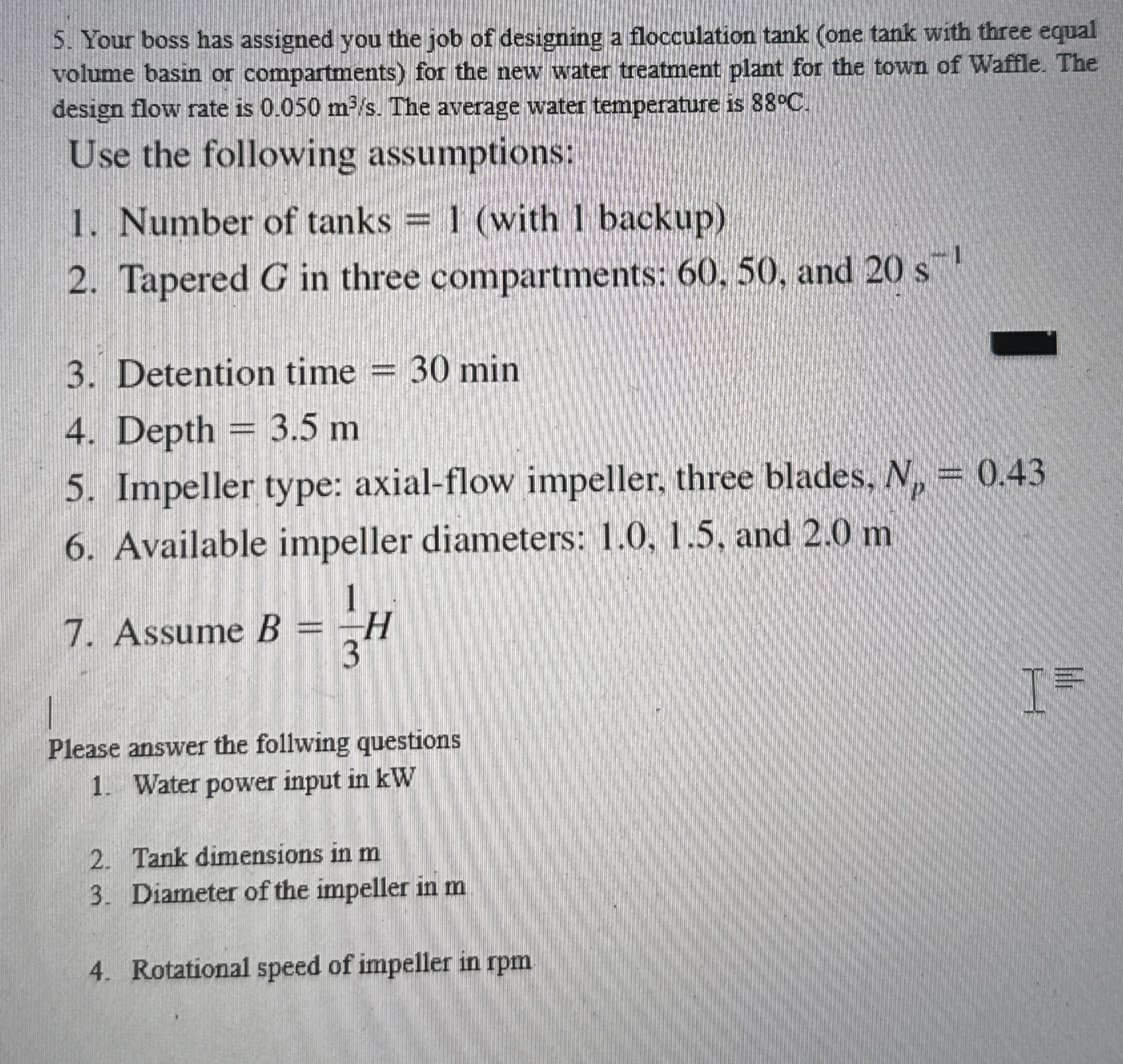 Your boss has assigned you the job of designing a