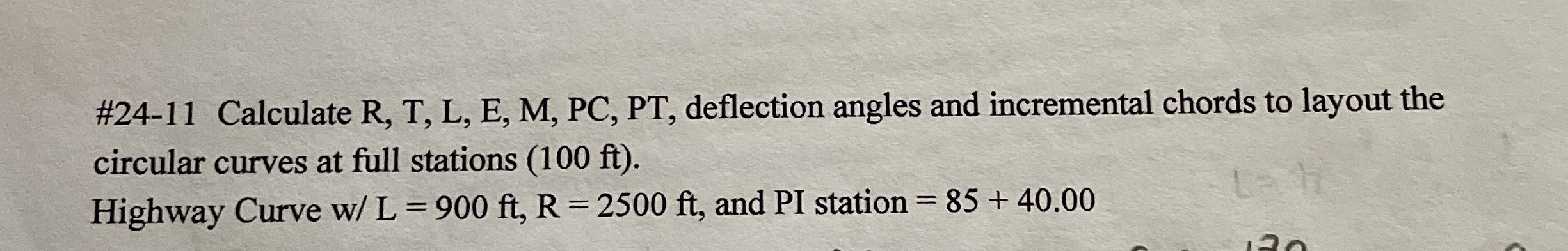 # 2 4 - 1 1 Calculate R , T , L , E , M , PC , PT