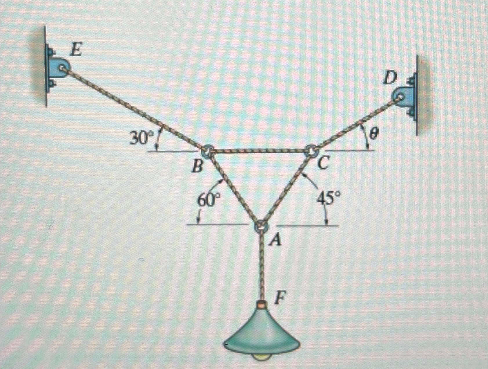 The lamp has a weight of 2 4 lb and is supported