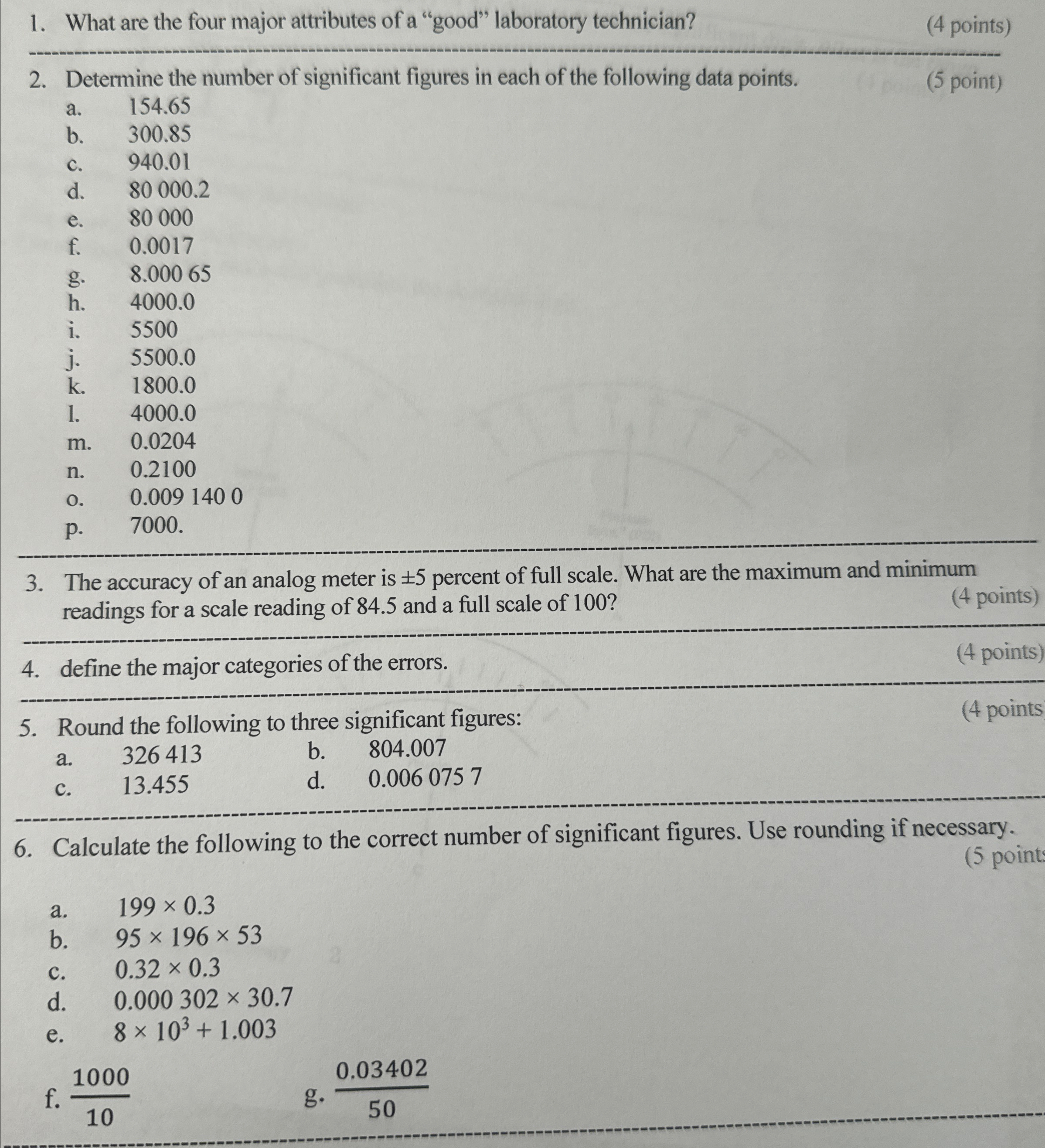 What are the four major attributes of a "good"