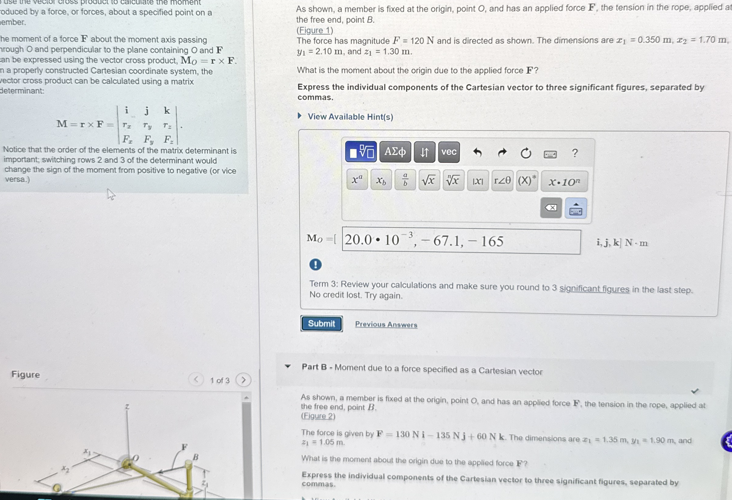oduced by a force, or forces, about a specified