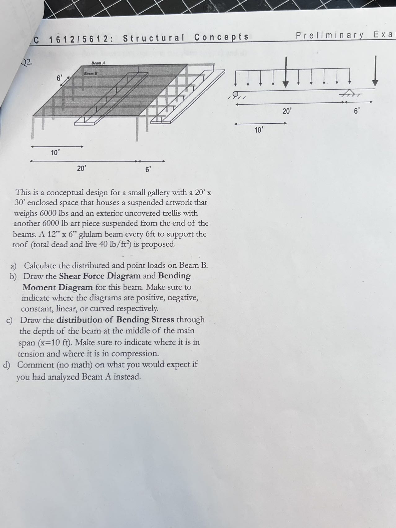 This is a conceptual design for a small gallery