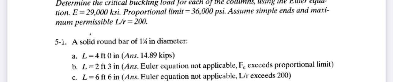 tion. E = 2 9 , 0 0 0 ksi. Proportional limit = 3