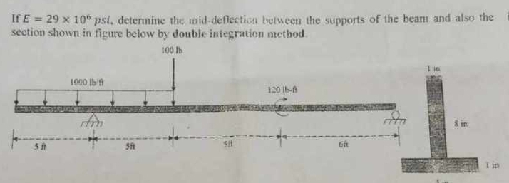 If E = 2 9 1 0 6 , determine the inid -