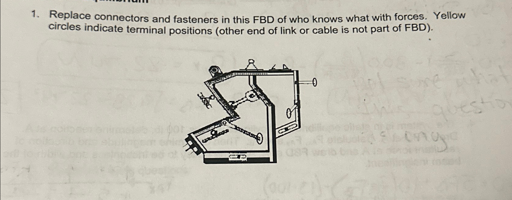 Replace connectors and fasteners in this FBD of