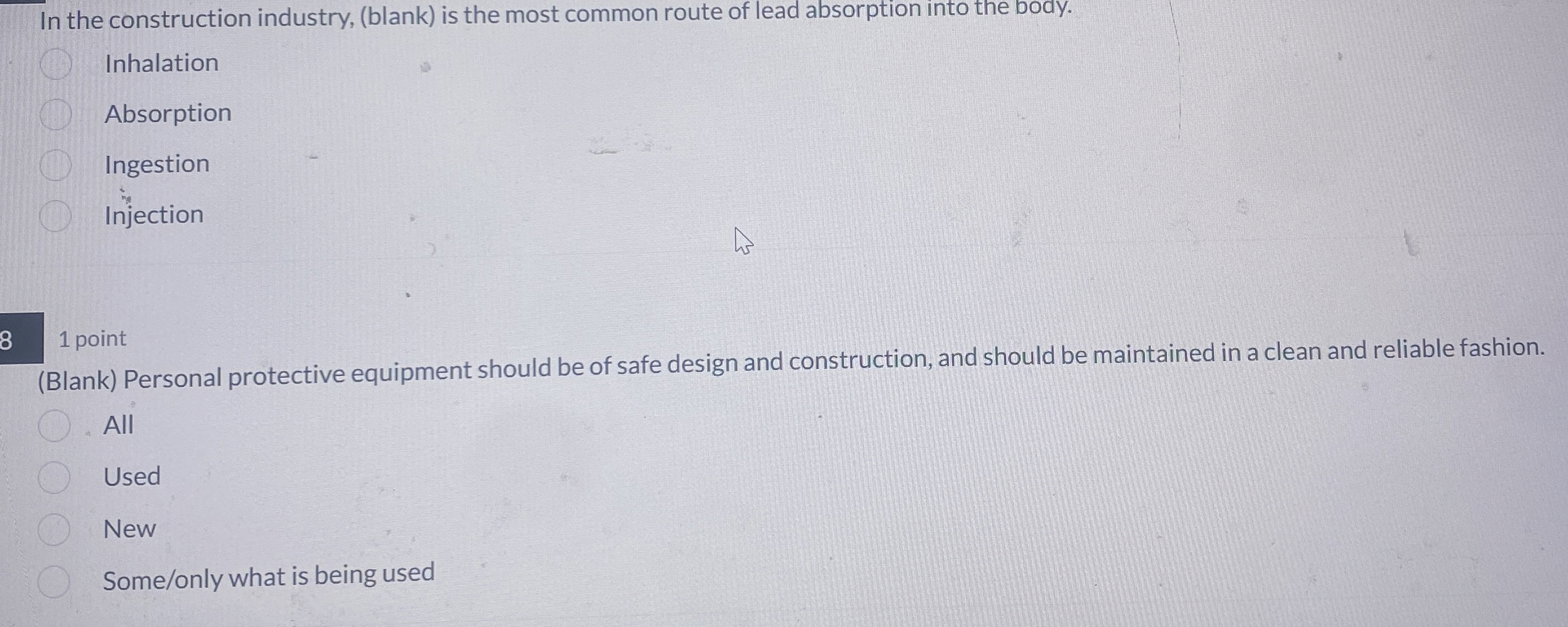 In the construction industry, ( blank ) is the