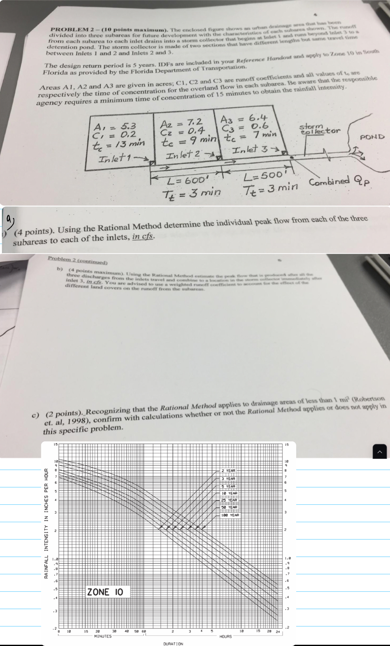 PROBLEM 2 - ( 1 0 points maximum ) . The enclosed