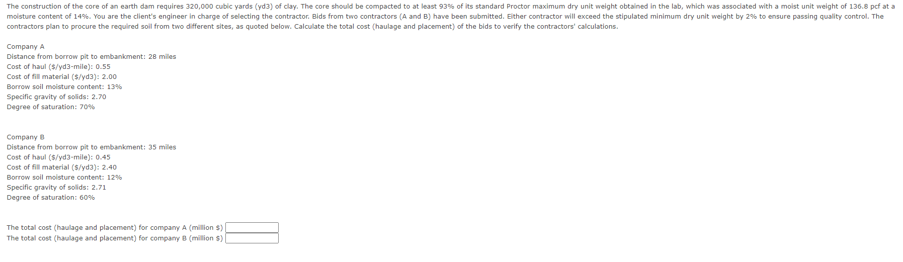 contractors plan to procure the required soil