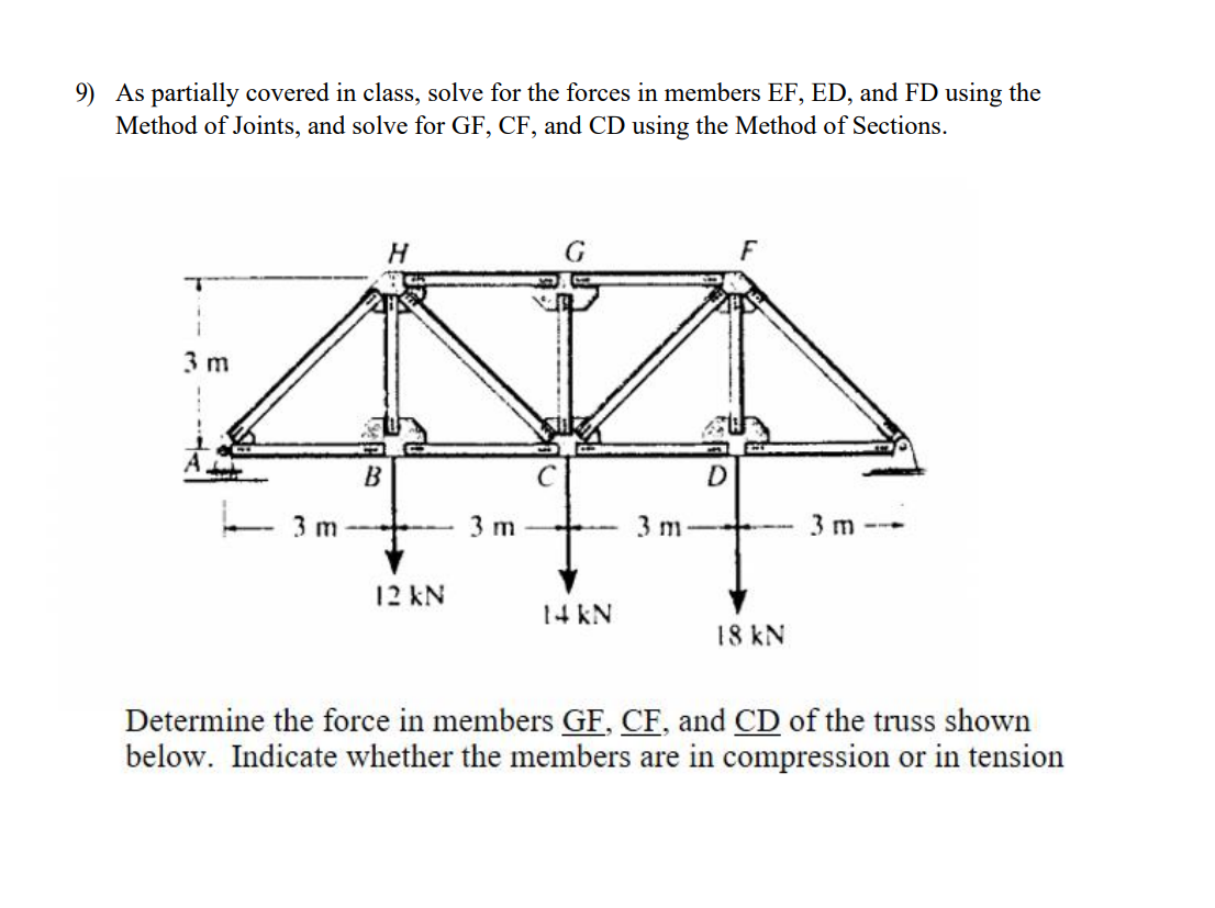 As partially covered in class, solve for the