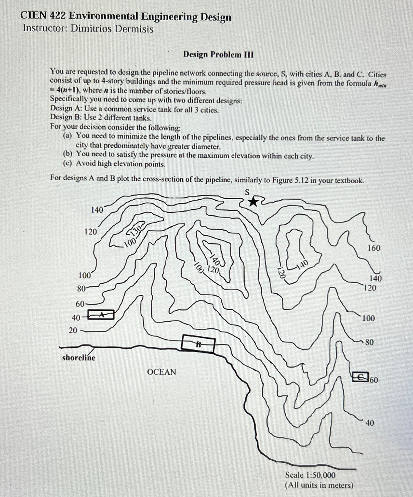 CIEN 4 2 2 Environmental Engineering Design