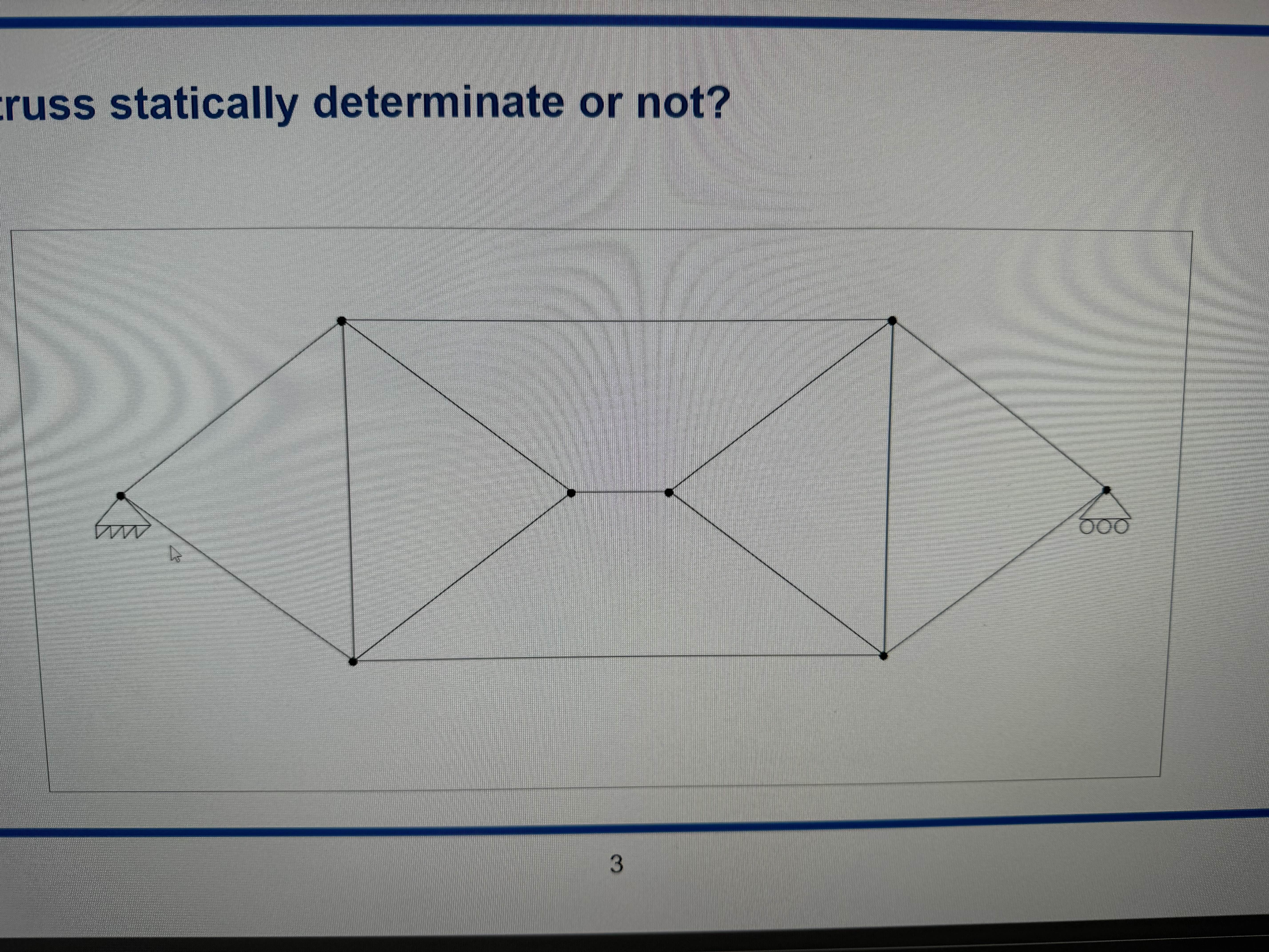 How would i mlae this statically detrminate,