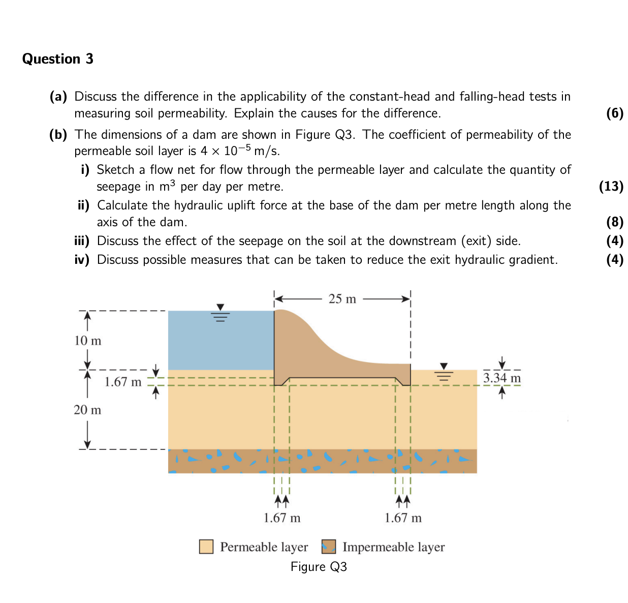 YOU MUST DO BIII AS ITS IMPORTANT Question 3 ( a