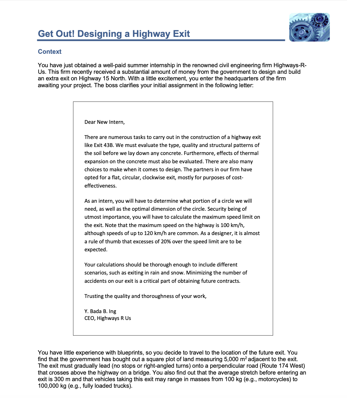 Three - Step Cycle List all the relevant