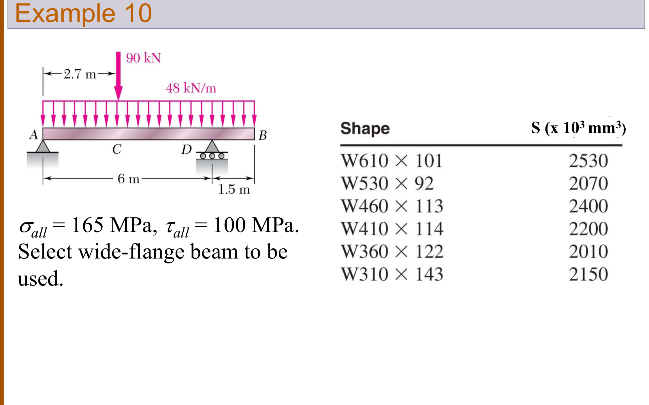 Example 1 0 \ table [ [ , Shape,S ( ( : ( x 1 0 )