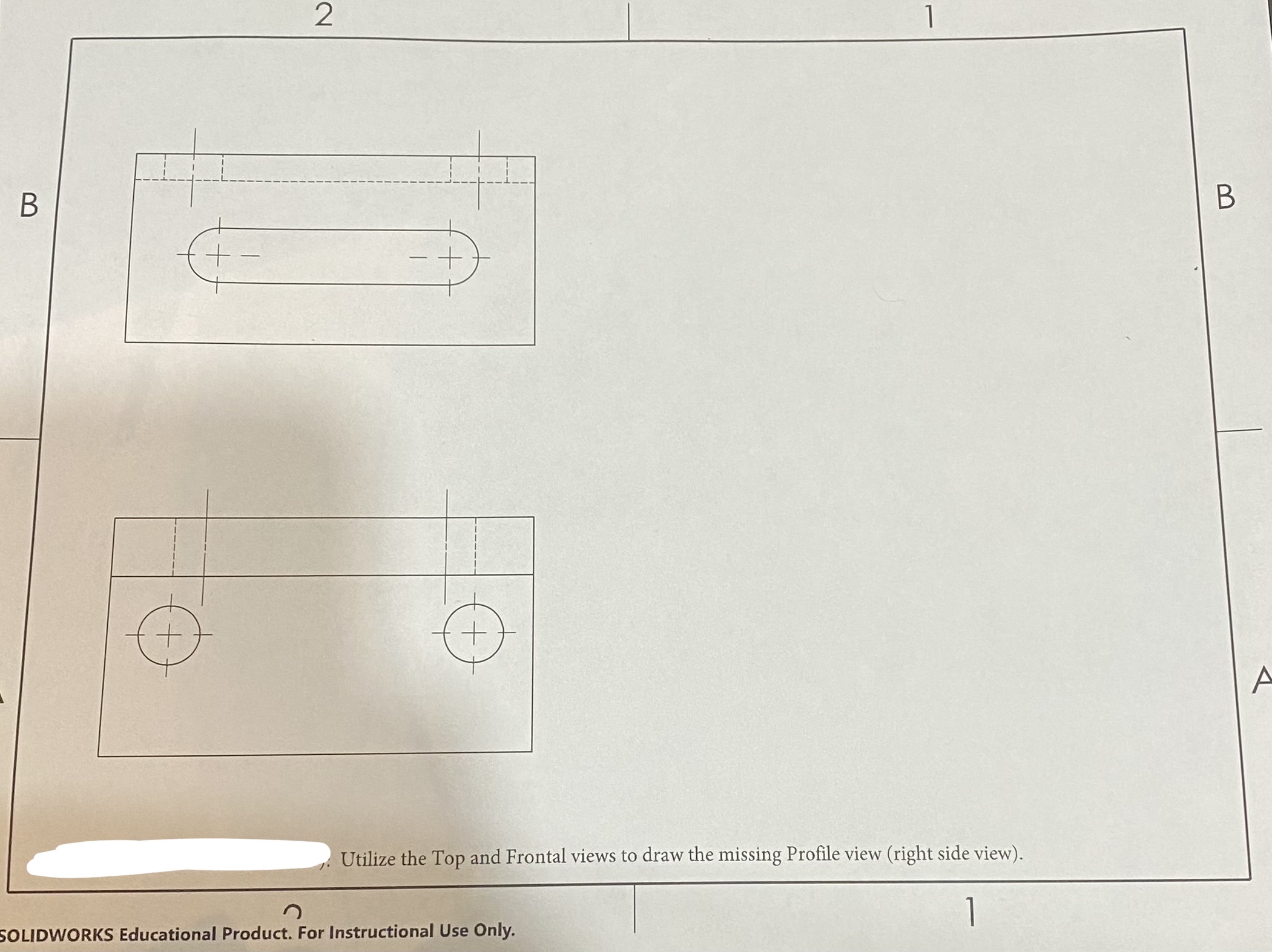 Please answer draw the side view asap