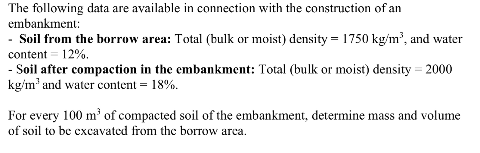 The following data are available in connection