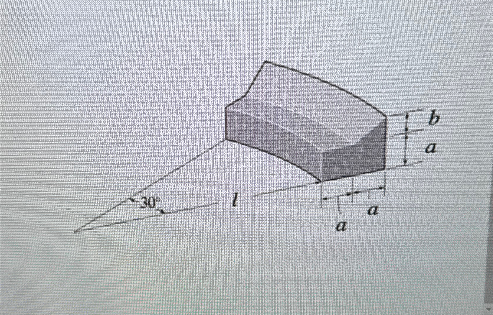 Consider the curb shown in ( Figure 1 ) . Suppose
