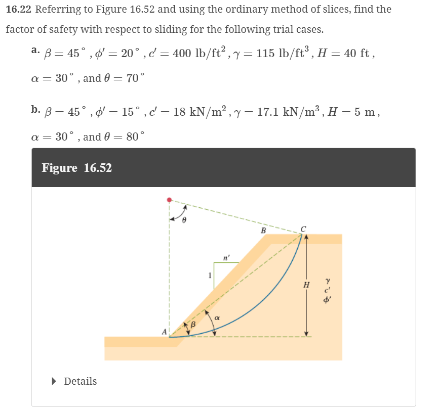 1 6 . 2 2 Referring to Figure 1 6 . 5 2 and using